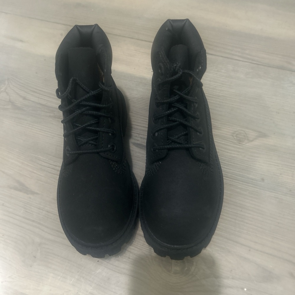 Timberland Kids Black Boots